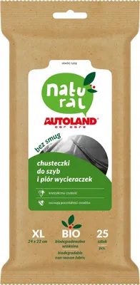 Zdjęcie produktu dla Chusteczki do czyszczenia szyb i piór wycieraczek 25 sztuk