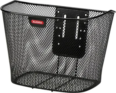 Zdjęcie produktu dla Rixen & Kaul Klick Fix Fixed Basket Black Z Narrow Mesh