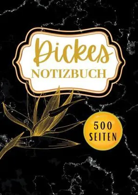 Produktbild von Dickes Notizbuch A5- 500 Seiten