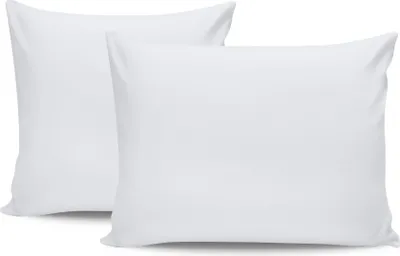 Produktbild von L'Essentiel Linge de Maison, Tonne Grise - 01, Kissenbezug-Set (2 Stück), 100 % BAUMWOLLE RANFORCE, Weiß,  50 x 70 cm