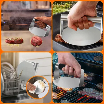 Produktbild von Grill-Burger-Set 5-teilig Edelstahl