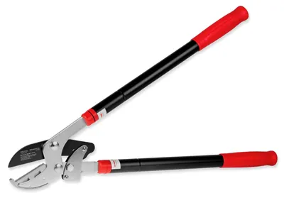 Produktbild von WALTER Teleskop Getriebe-Astschere - Amboss-Schere, Gartenschere, teleskopierbar 63-92 cm, Schneidet Äste bis Ø 45 mm mühelos, Rosenschere, einfache Bedienung, rutschfester Griff
