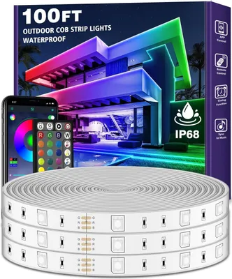 Immagine prodotto di LETIANPAI Striscia LED, IP68, 30M La luce musicale con sincronizzazione multicolore offre una luminosità multipla che può essere regolata