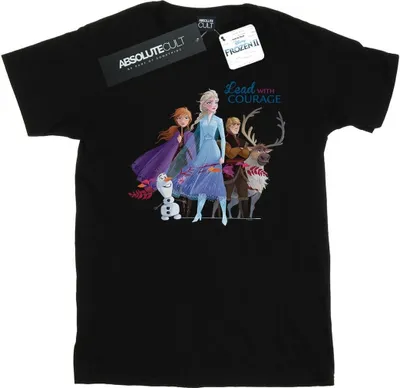 Produktbild von Disney - "Frozen 2 Lead Courage" T-Shirt für Herren BI27015 (M) (Schwarz)