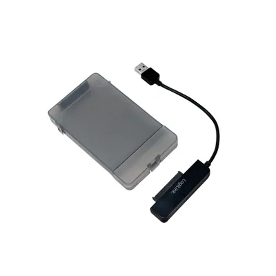 Obrázok produktu pre LogiLink AU0037 Skriňa na úložné jednotky Skriňa na HDD / SSD Sivá 2,5"