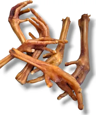 Image de 250g de pieds de poulet séchés à mâcher Friandise pour chien Aliment à mâcher pour chien séché