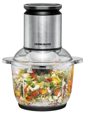 Produktbild von Rommelsbacher MZ 600, 2 l, Schwarz, Edelstahl, Glas, Edelstahl, Edelstahl, Tasten