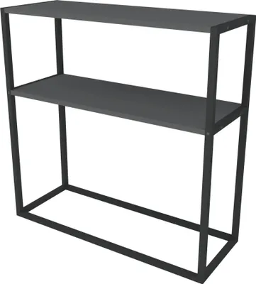 Obrázok produktu pre In And OutdoorMatch konzolový stolík Gerrit - 90x90x33,5cm - čierna - MDF