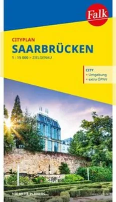 Obrázok produktu pre Falk Mapa mesta Saarbrücken 1:15 000