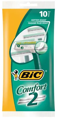 Produktbild von BIC Comfort 2 Plus, Pack 10, Twin Blade Razor
