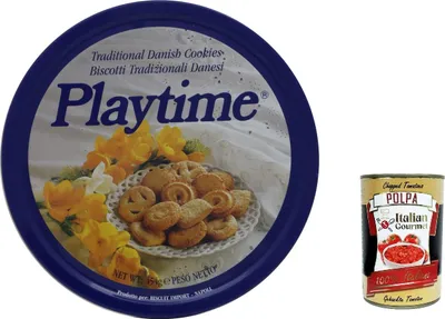 Produktbild von 3x Playtime biscotti danesii Danish Cookies Dänische Buttercookies 454g + Italian Gourmet polpa 400g