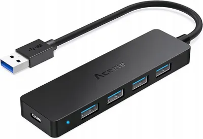 Produktbild von 4-Port USB 3.0 Hub mit 5 Gbit/s Datentransfer