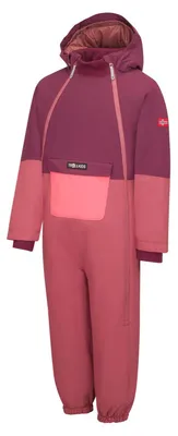 Immagine prodotto di TROLLKIDS, tuta da sci per bambini, modello Narvik, con cappuccio, colore rosa, taglia 110