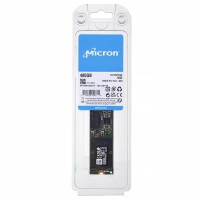 Immagine prodotto di SSD Micron 7450 PRO 480GB M.2 (22x80) NVMe PCI 4.0 MTFDKBA480TFR-1BC1ZABYYR (DWPD 1)