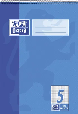 Produktbild von Oxford 100050388, Blau, A5, 90 g/m²