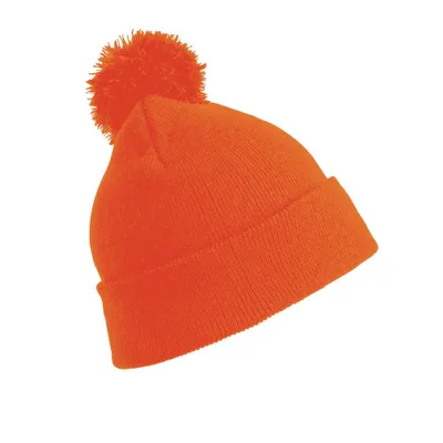 Produktbild von Result - "Winter Essentials" Mütze Bommel für Damen BC4638 (Einheitsgröße) (Fluoreszierendes Orange)