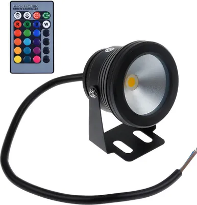 Produktbild von 4x 10W LED RGB Unterwasser Strahler Teich Pool Licht Dimmbarer Flutlicht Spotlight für Garten Landschaft Brunnen Aquarium Beleuchtung