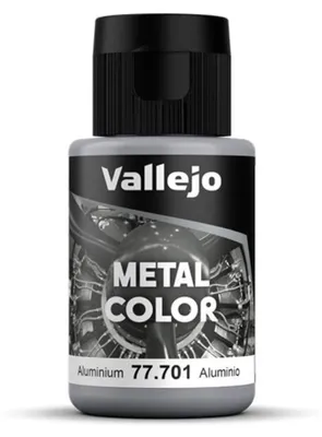 Metallfarbe 32 ml, Acryl, Airbrush, Glanz, schwarz