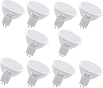 Produktbild von MR16 / GU5.3 LED Leichtmittel Spot Lampe SMD 6 Watt Kaltweiß 10 stück