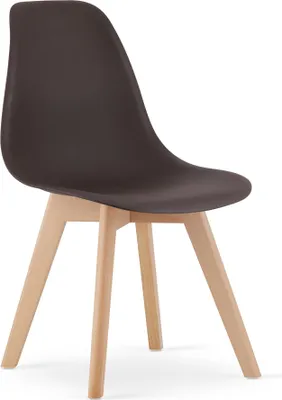 Immagine prodotto di Sedia KITO caffè / gambe naturali x 1