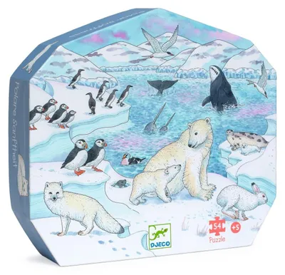 Produktbild von Djeco-Puzzle: Polarmeer 54 Teile