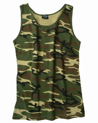 Image de Mil-Tec TANK TOP Coton WOODLAND L