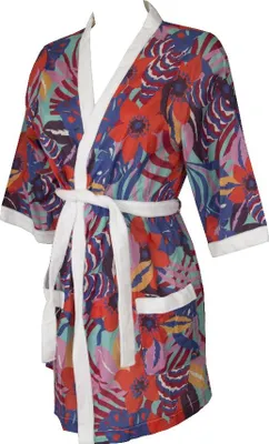 Immagine prodotto di Copricostume incrociato donna mare  spiaggia beachwear EMPORIO ARMANI articolo 262487 5P364 BATHROBE COPRICOSTUME, ITA S - CN 160 / 88, Cotone 100%