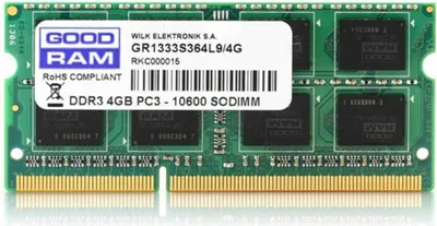 Image de Mémoire RAM GoodRam GR1600S364L11S 4 Go DDR3 1600 MHz