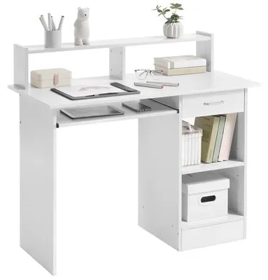 Produktbild von Schreibtisch mit Ablagefläche, 106 x 50 x 94 cm, ideal für das Homeoffice