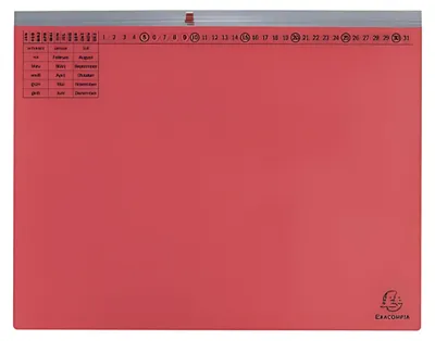Produktbild von Exaflex Hängehefter H-rechts 1 rot
