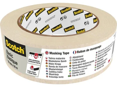 Productafbeelding van Scotch BASIC-3650N Scotch BASIC Kreppband beige 36,0 mm x 50,0 m 1 Rolle