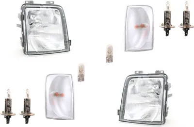 Produktbild von Scheinwerfer passend für VW LT 2D 96-07/06 Leuchtmittel Set Links Rechts Blinker 2D1941015 2D1941016 2D0953041A 2D0953042A Johns