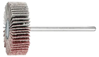 Produktbild von Pferd Fächerschleifer Spannschaft 3mm Durchmesser 30 x Höhe 10mm Körnung 80 Korund - 44402083