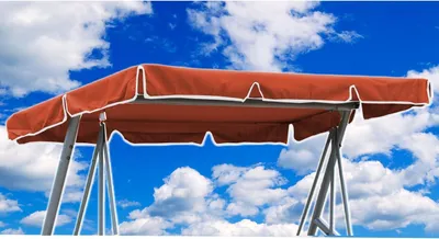 Obrázok produktu pre Náhradná strecha na hojdačku 210x145 cm, vodotesná, oranžová, záhradná dekoracija