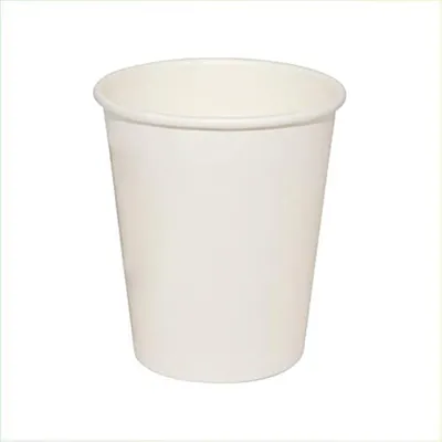 Pappbecher 240 ml, weiß, biologisch abbaubar, 300 Stück