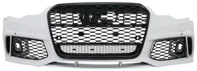 Produktbild von Stoßstange für AUDI A6 C7 4G 11-15 Seitengitter Kühlergrill RS6 Design SRA PDC.