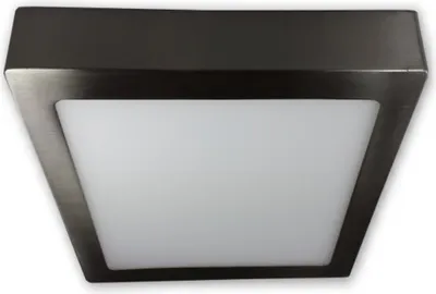 Produktbild von C-Light 18 W - LED Aufbauleuchte eckig 230 V - alu gebürstet