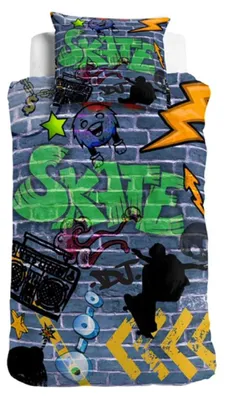 Produktbild von Graffiti Bettwäsche Digitaldruck ESPiCO Sleep and Dream 135 cm x 200 cm