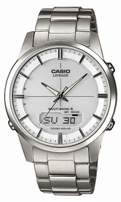 Produktbild von Casio Funkuhr Titan Analog-Digital Datum Solar Armbanduhr LCW-M170TD-7AER