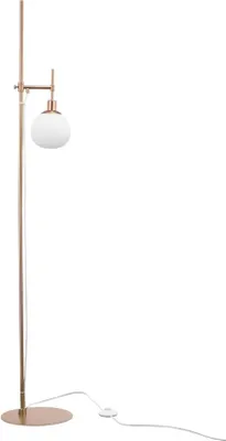 Obrázek produktu pro Maytoni Erich stojací lampa, stojací lampa E14 mosaz bílé sklo