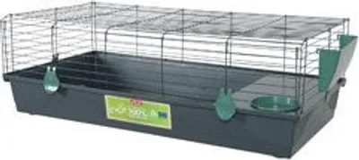 Zdjęcie produktu dla Klatka dla gryzoni EHOP 120cm szara/zielona z wyposażeniem Zolux
