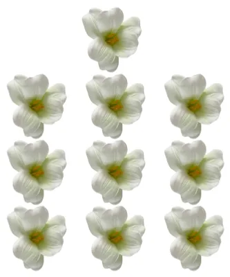 Produktbild von 10 künstliche Phalaenopsis-Blütenköpfe aus Seide, künstliche Orchideenköpfe für Hochzeitssträuße, Dekorationen, DIY-Bastelarbeiten