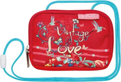 Produktbild von Herlitz Kinder Brustbeutel / Geldbörse / Geldbeutel / "Vintage Love"