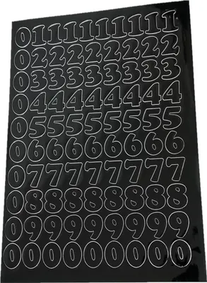 Image de Lettres et chiffres autocollants