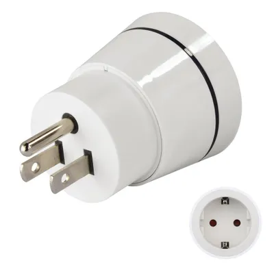 Produktbild von Reiseadapter Typ B, 3-polig, für USA, Kanada, Karibik, Japan und Ostasien (00223432)