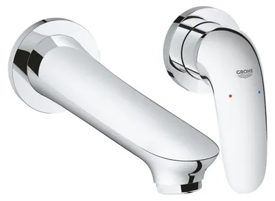Immagine prodotto di Grohe Eurostyle robinet de lavabo 2 trous, saillie 203mm, montage encastré, sans vidage, manette fermée, 29097003, 29097003