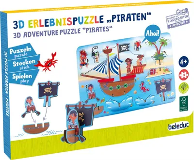 Produktbild von 3D Erlebnispuzzle Piraten