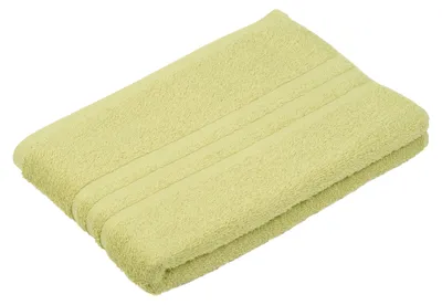 Produktbild von GÖZZE Sylt Saunatuch strapazierfähiges langlebiges Baumwoll-Saunatuch in Hotelqualität Limone Gelbgrün 70 x 200 cm