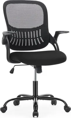 Image de Chaise de bureau Sweiko avec repose-pieds réglable,Grand siège de bureau pour pupitre,Counter Height Office Chairs,Noir