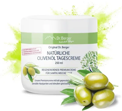 Produktbild von Original Dr.Berger natürliche Olivenöl Tagescreme 250 ml